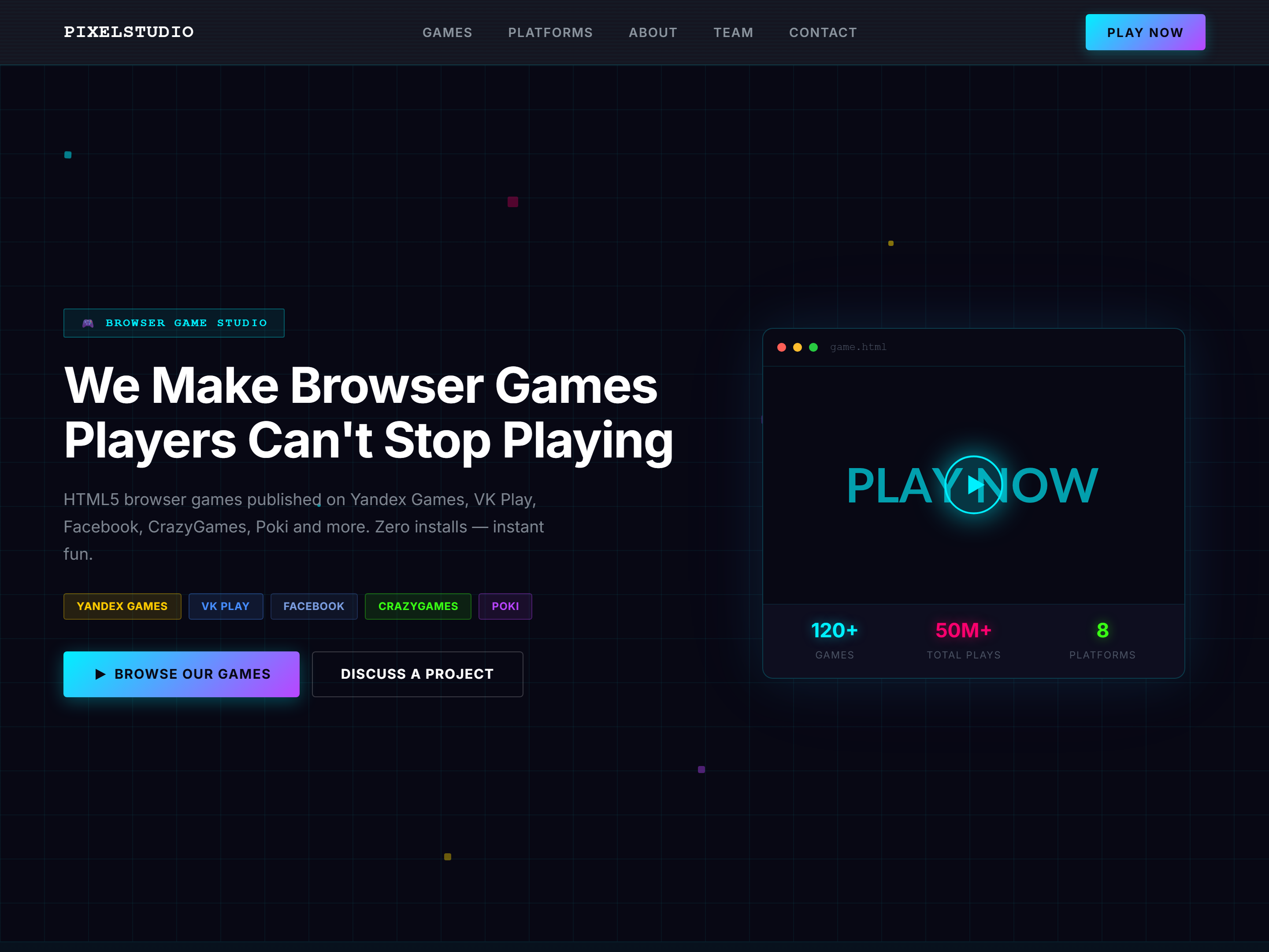 Browser Game Studio