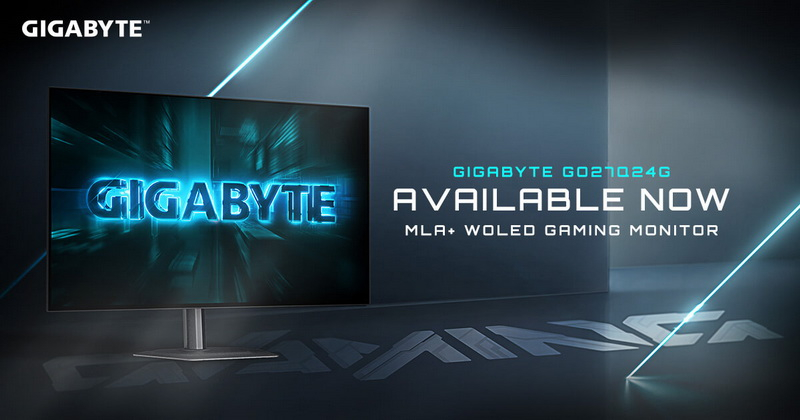 Gigabyte đã giới thiệu màn hình chơi game WOLED mới 27 inch GO27Q24G với độ phân giải QHD và tần số làm mới 240 Hz