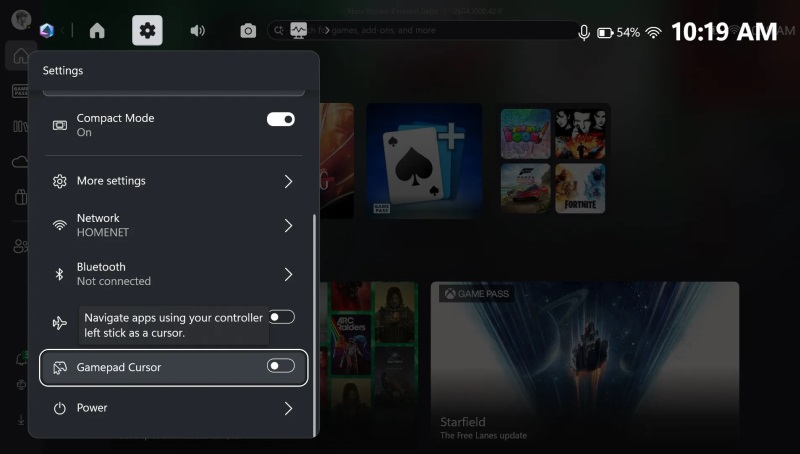 Microsoft đã giới thiệu Gamepad Cursor – chuột ảo cho các console di động chạy Windows