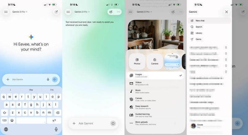 Google đã hoàn toàn biến đổi giao diện và tính năng của ứng dụng Gemini