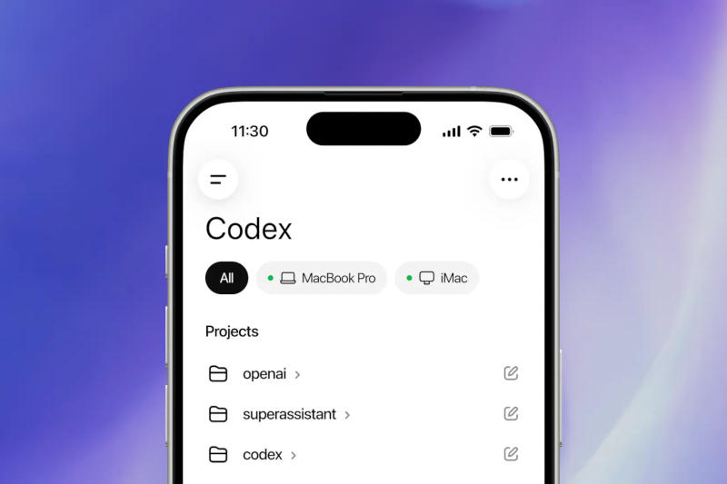 Bây giờ có thể “viết mã” trên đường: trong phiên bản di động của ChatGPT đã xuất hiện Codex