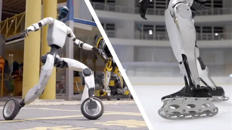 Trí tuệ nhân tạo đã khiến những robot có hình dạng giống con người đi trượt patin, và chúng ta không ngờ tới một môn khúc côn cầu như vậy.