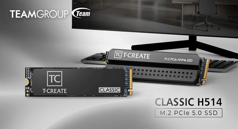 TeamGroup đã phát hành SSD T‑Create Classic H514 PCIe 5.0, được thiết kế cho tải trọng AI cục bộ: dung lượng lên tới 4 TB và tốc độ đọc tối đa 14 200 MB/giây