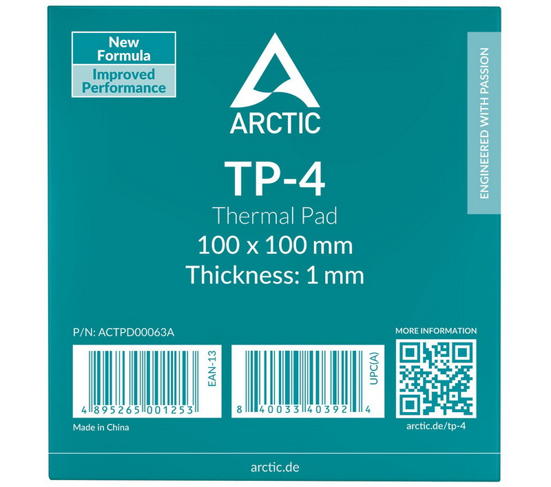 Arctic đã giới thiệu các lớp cách nhiệt nhiệt động hiệu suất cao TP‑4