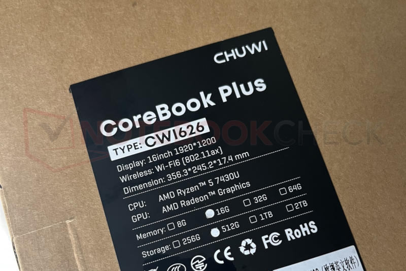 Chuwi lại bị phát hiện thay thế bộ xử lý: trong laptop được trang bị Ryzen yếu hơn so với các thông số đã công bố.