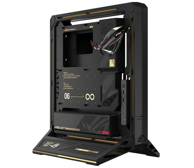 ASUS đã ra mắt mẫu vỏ mở mới ROG GR20 Edition 20, trang bị quạt cross-flow