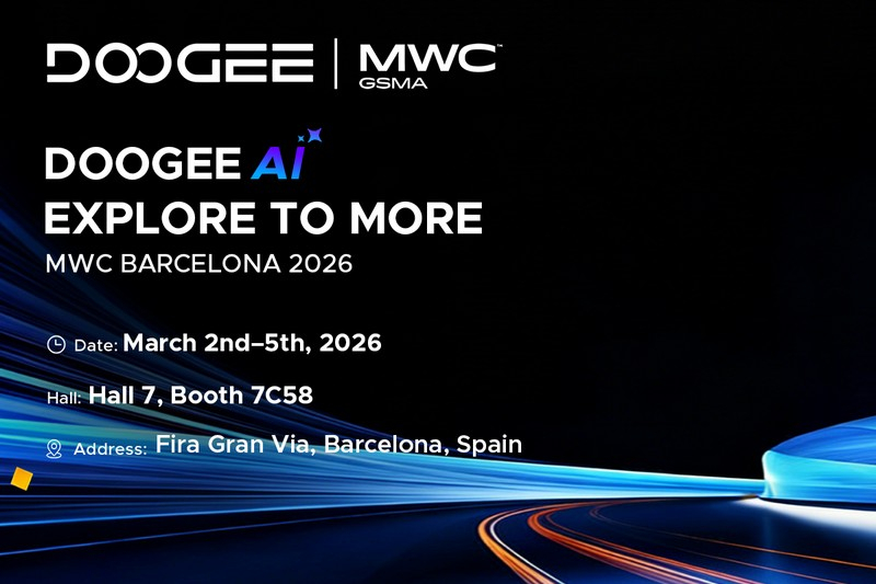 Doogee sẽ giới thiệu tại MWC 2026 các thiết bị thông minh, điện thoại bảo mật và Visible AI.