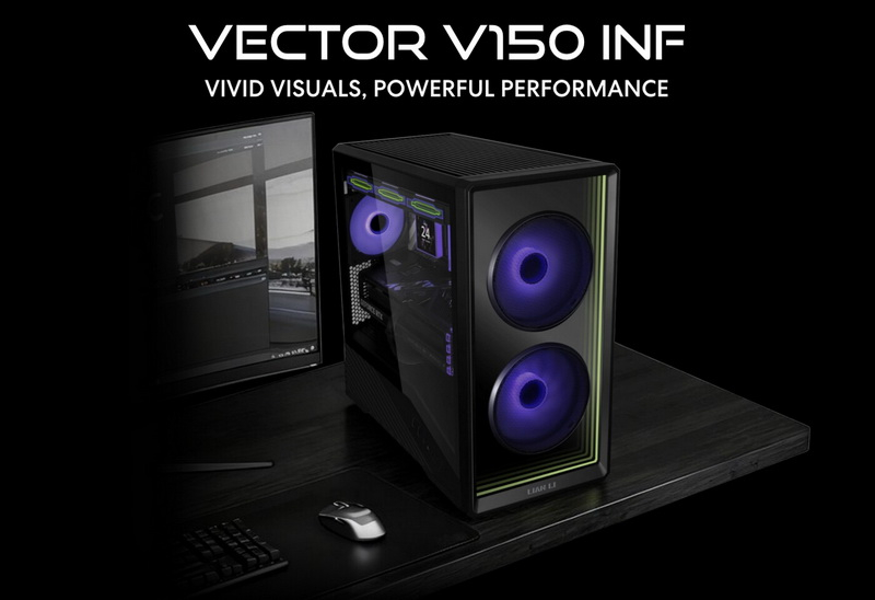 Lian Li đã giới thiệu một khung máy mới nhỏ gọn Vector V150 INF với “gương luồng”.