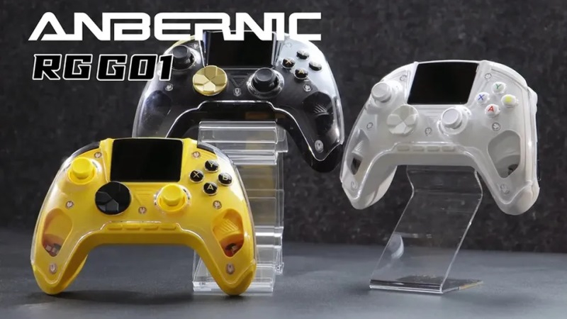 Anbernic RG G01 ra mắt như một bộ điều khiển trò chơi với cảm biến nhịp tim tích hợp và màn hình.