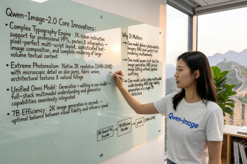 Alibaba đã giới thiệu đối thủ Nano Banana – bộ máy tạo hình ảnh mạnh mẽ Qwen‑Image‑2.0 dựa trên trí tuệ nhân tạo