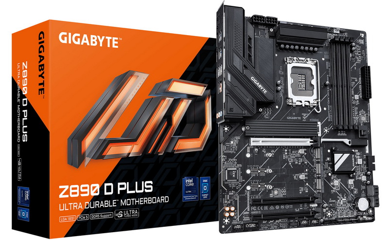 Giải pháp của Gigabyte là một bo mạch chủ tối giản Z890 D Plus dành cho bộ vi xử lý cao cấp Intel Z890