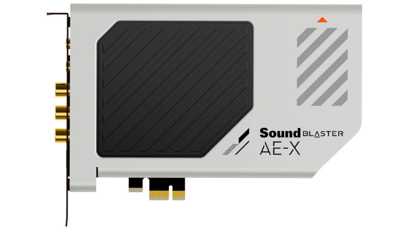 Creative phát hành thẻ âm thanh Sound Blaster AE‑X, có khả năng xử lý âm thanh 32-bit với tốc độ lên tới 384 kHz