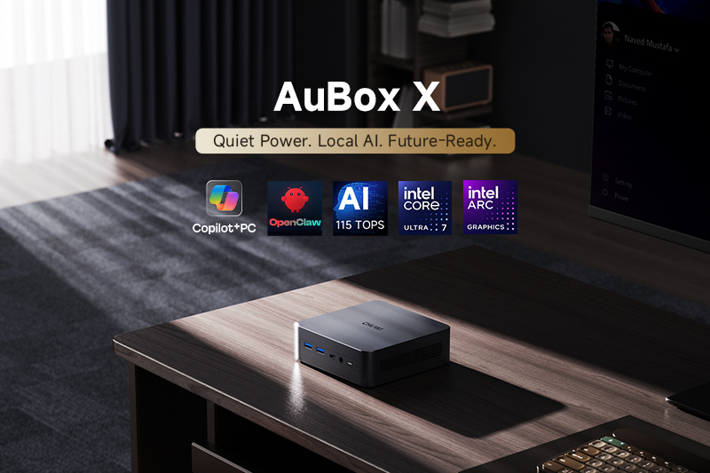 Chuwi đã ra mắt máy tính nhỏ gọn mới AuBox X với bộ vi xử lý Intel Core Ultra.
