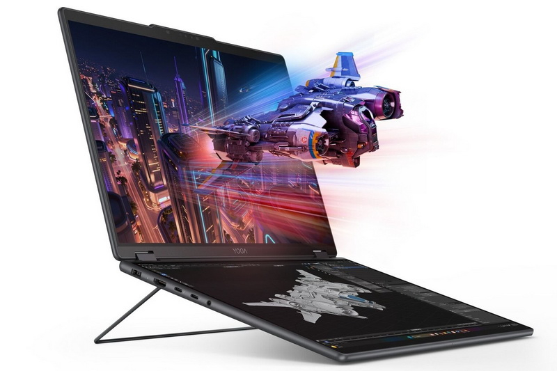 Lenovo đã ra mắt nguyên mẫu máy tính xách tay Yoga Book Pro 3D: màn hình kép và hình ảnh 3‑D không cần kính