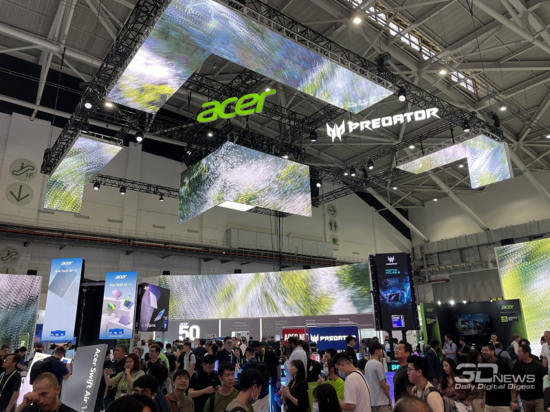 Báo cáo từ triển lãm Acer tại Computex 2026: năm mươi năm đổi mới, kính thông minh, thiết bị chơi game và các thiết bị công nghệ tương lai