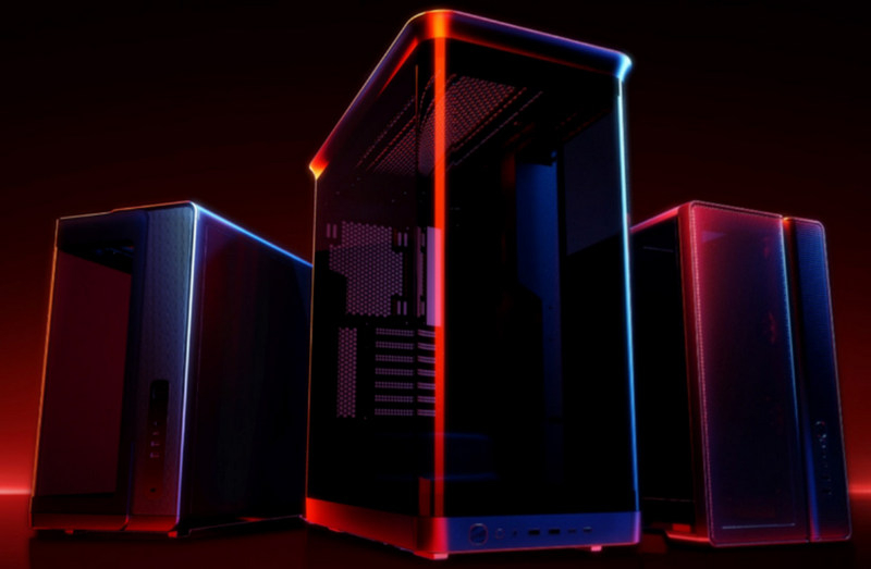 SAMA đã giới thiệu tại Computex 2026 các hộp máy trưng bày toàn cảnh, SZO với màn hình kép và nguồn điện lên tới 1650 W