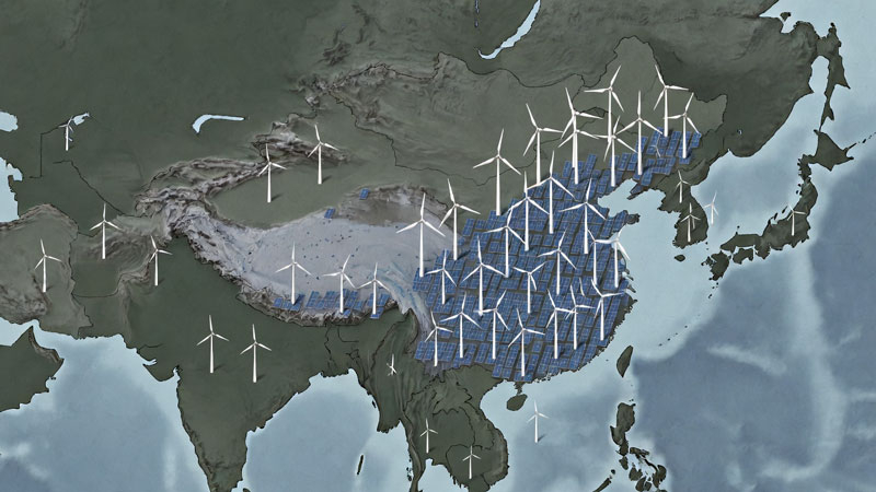 Trung Quốc và Ấn Độ đang thúc đẩy phát triển năng lượng xanh toàn cầu, trong khi các nước G7 tụt lại phía sau tiến trình.