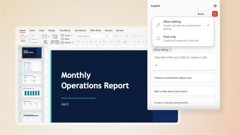Microsoft đã triển khai AI agent Copilot trong Word, Excel và PowerPoint và mở ra cho tất cả người đăng ký Microsoft 365.