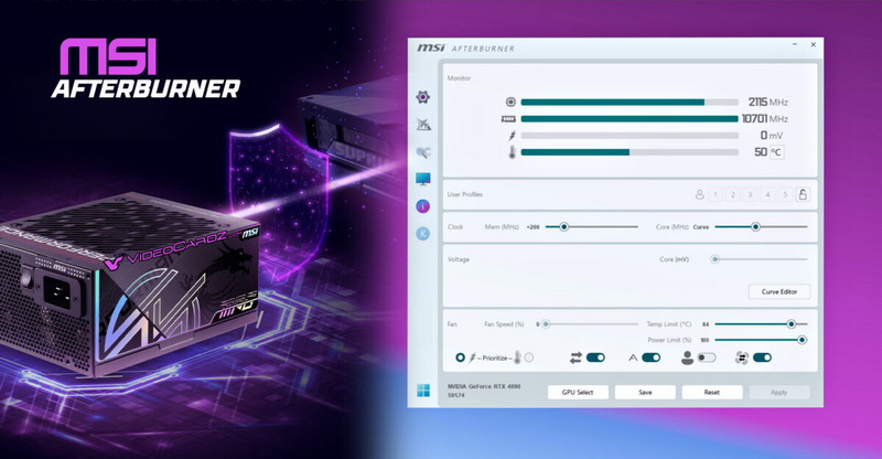 MSI đã nâng cao bảo mật cho RTX 5000 và RX 9000 bằng cách thêm chế độ GPU Safeguard+ vào Afterburner để bảo vệ cổng khỏi bị nóng chảy.