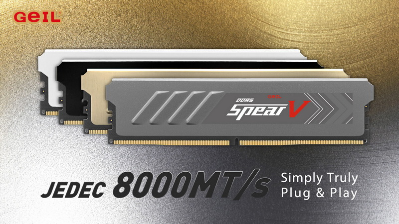 GeIL đã giới thiệu các mô-đun DDR5 với tốc độ truyền dữ liệu 8000 MT/s trong chế độ hoạt động bình thường