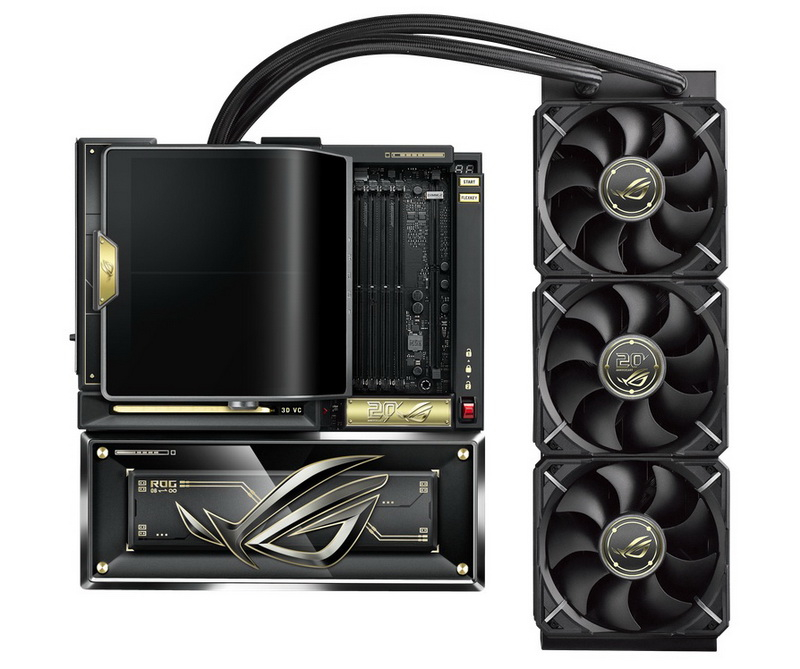 ASUS đã tích hợp màn hình OLED khổng lồ và SJO 360 mm vào bo mạch chủ cao cấp ROG Crosshair X870E Edition 20.