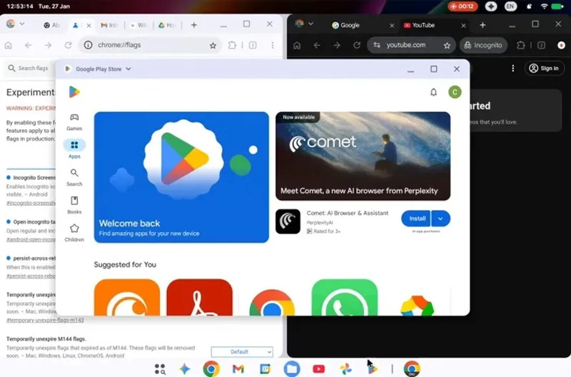 Google đã công bố việc hợp nhất Android và Chrome OS thành một nền tảng duy nhất, được đặt tên là Aluminium OS, cho đến năm 2026.