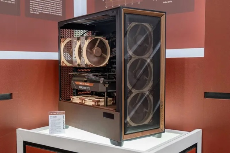 Noctua đang phát triển một hộp máy tính với quạt riêng và tấm gỗ.