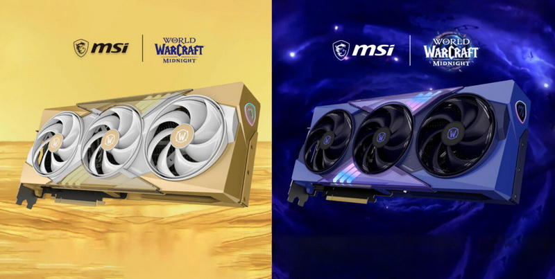 MSI đã ra mắt những chiếc card GeForce RTX 5070 mới trong phiên bản Light Edition và Void Edition, lấy cảm hứng từ World of Warcraft: Midnight